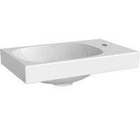 Geberit Acanto lavabo 40x25 cm rectangular clásico-para mueble blanco brillante 500.635.01.2