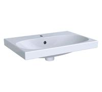 Geberit Acanto lavabos, 1 agujero de grifo, con rebosadero, proyección acortada, 600x420mm, 500.631.01.2, Color: Blanco