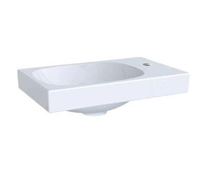 Geberit Acanto lavamanos, 1 agujero de grifo a la derecha, sin rebosadero, 400x250mm, 500.635.01.2, Color: Blanco