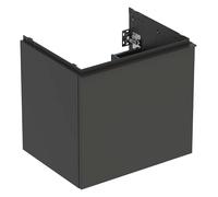 Geberit Acanto mueble bajo lavabo, 1 cajón y 1 cajón interior, suspendido, 592x541x475mm, 503003JK1, Color: Carcasa y frontal: lava / mate, asa: lava / mate - CM