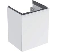 Geberit Acanto mueble bajo lavamanos, 1 cajón, suspendido, 446x539x379mm, 503.002.01.3, Color: Carcasa y frontal: blanco / mate, tirador: blanco / mate