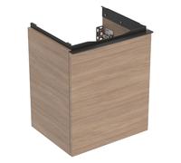 Geberit Acanto mueble bajo lavamanos, 1 cajón, suspendido, 446x539x379mm, 503.002.JH.1, Color: Carcasa y frontal: roble/melamina textura madera, tirador: lava/ mate