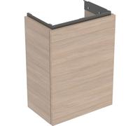 Geberit Acanto mueble bajo lavamanos, 1 puerta, suspendido, 392x539x246mm, 503001JH1, Color: Carcasa y frontal: roble/melamina textura madera, tirador: lava/ mate - CM