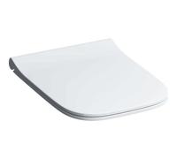 Geberit Asiento Smyle Slim WC Tapa, sándwich, Antibacteriano, Blanco, con Mecanismo de Cierre Suave - 500.240.01.1