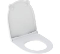 Geberit Bambini asiento de inodoro para niños, con mecanismo de cierre suave, 502.970., Color: blanco