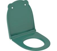Geberit Bambini asiento de inodoro para niños, con mecanismo de cierre suave, 502.970., Color: verde bosque - CM