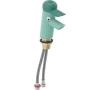 Geberit Bambini grifo monomando de lavabo, para niños, 116.207., Color: Verde claro / verde bosque - CM