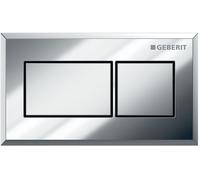 Geberit botón de descarga para WC cromo brillante-cromo mate 116.051.KA.1