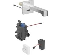 Geberit Brenta mezclador de lavabo, proyecciÃ³n 170mm, con mezclador termostÃ¡tico, funcionamiento por red, para caja de funciÃ³n oculta, 116.277., Color: cromado brillante - 116.277.21.1