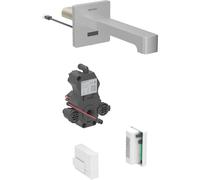 Geberit Brenta mezclador de lavabo, proyecciÃ³n 220mm, sin mezclador, funcionamiento generador, para caja funcional empotrada, 116.295., Color: Ã?ptica Acero inoxidable/bruÃÂ±ido, con revestimiento fÃÂ¡cil de limpiar - 116.295.SN.1