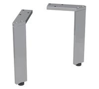 Geberit conjunto de pies, 2 piezas, ajustable en altura, 22,5 - 23,3 cm, 502.330.00.1, Color: cromado / brillante