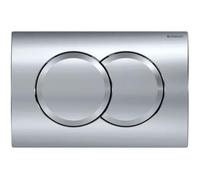 Geberit Delta01 - Placa de desbloqueo de dos toques, cromo pulido 115.107.21.1