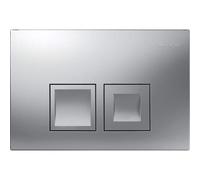 Geberit placas de accionamiento Delta35 para doble descarga, 115135465, Color: Cromo mate - CM