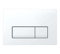 Geberit Delta50 Placa de accionamiento para doble descarga, 115.105.11.5, Color: blanco-alpino