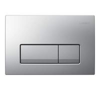 Geberit Delta50 Placa de accionamiento para doble descarga, 115.105.46.5, Color: Cromo mate