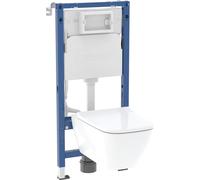 Geberit Duofix Basic conjunto de inodoro con tapa y marco 118.346.00.3