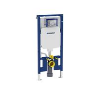 Geberit Duofix cisterna empotrada de 8 cm de fondo Sigma para inodoro suspendido 111791001 Geberit - Junta de insonorización / Pulsador Sigma01 Cromado Mate