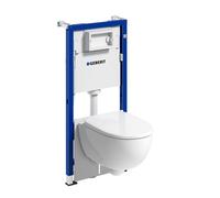 Geberit Duofix conjunto de inodoro con tapa y marco 118.347.00.2