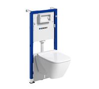 Geberit Duofix conjunto de inodoro con tapa y marco 118.348.00.2