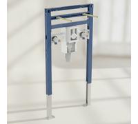 Geberit Duofix Elemento para lavabo, 82-98 cm, grifería de pie, con sifón empotr