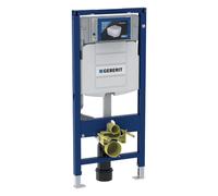 Geberit Duofix WC suspendido, 112 cm, con cisterna empotrada Sigma in aja de alimentación y conexión, 111.900.00.5