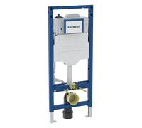 Geberit Elemento Duofix para inodoro suspendido, 120cm, con cisterna oculta Sigma 12cm, 1 toma de agua, con descarga higiénica HS30, 111057002 - CM