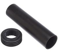 Geberit - Extensión De Tubo De Descarga Geberit Con Junta De Manguito: D45Mm Negro (152.434.16.1)