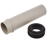 Geberit - Extensión De Tubo De Descarga Geberit Con Manguito Sellante: D45Mm Gris Granito (152.434.06.1)