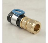 Geberit FlowFit Transición con conexión de anillo de mordida, DN 12 / 10, 620.68