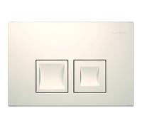 Geberit GE BetPl. Delta50 Placa Accionamiento para 2 Cant. Blanco Alpino