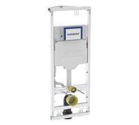 Geberit Gis Element - Elemento para inodoro de pared de 114 cm con cisterna Sigma de 12 cm, solución de esquina, marco de acero autoportante, revisión frontal, montaje rápido en paneles de yeso e