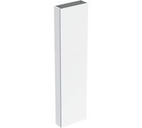 Geberit iCon armario alto con una puerta, 45x180x15 cm, 502317, 502317012, Color: Cuerpo: blanco / lacado alto brillo, frontal: blanco / cristal brillante - CM