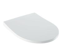 Geberit iCon Asiento WC Slim con tapa, envolvente, antibacteriano, con mecanismo de cierre suave, blanco, diseÃ±o estrecho - 500.835.01.1