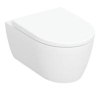 Geberit iCon conjunto taza de inodoro + tapa suspendido sin reborde blanco brillante 501.664.00.1