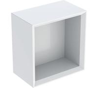 Geberit iCon estante cuadrado, 22,5x23,3x13,2 cm, 502321, 502321011, Color: Frontal/carcasa: blanco/lacado alto brillo, asa: blanco/polvo mate - CM