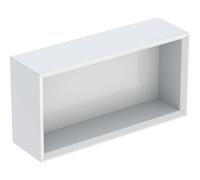 Geberit iCon estante rectangular, 45x23,3x13,2 cm, 502322, 502.322.01.1, Color: Frontal/carcasa: blanco/lacado alto brillo, asa: blanco/polvo mate