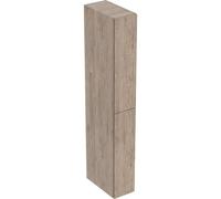 Geberit iCon Hochschränke mit 2 Pull-outs, 24x48x180 cm, 503.011.JR.1, Color: Estructura de madera de nogal americano / melamina
