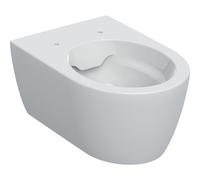 Geberit iCon inodoro suspendido de cisterna baja, sin borde, forma cerrada, 6l, 501661, 501.661.00.1, Color: Blanco