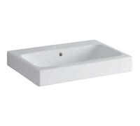 Geberit iCon lavabo 60x48,5cm blanco, sin agujero para grifo, 124063600, Color: Blanco, con KeraTect