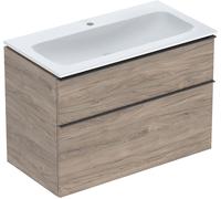 Geberit iCon lavabo con mueble 90 cm nogal 502.333.JR.1