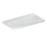 Geberit iCon Light lavabo, 90 cm x 48 cm, sin agujero para grifo, sin rebosadero,501836, 501836007, Color: blanco - CM
