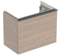 Geberit iCon mueble bajo lavabo, 1 cajÃ³n, 52x41,5x30,7 cm, 502302, Color: Frente/carcasa: estructura de madera de roble/melamina, mango: lava/revestido de polvo mate - 502.302.JH.1
