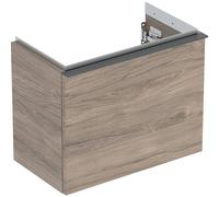 Geberit iCon mueble bajo lavabo, 1 cajÃ³n, 52x41,5x30,7 cm, 502302, Color: Frente/carcasa: nogal americano/textura de madera de melamina, mango: lava/revestido de polvo mate - 502.302.JR.1