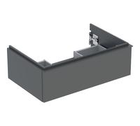 Geberit iCon mueble bajo lavabo, 1 cajón, 74x24,7x47,6 cm, 502311, Color: Frente/carcasa: lava/lacado mate, asa: lava/recubrimiento en polvo mate - 502.311.JK.1