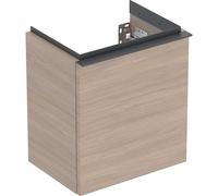 Geberit iCon mueble bajo lavabo, 1 puerta derecha, 37x41,5x27,9 cm, 502300, 502.300.JH.1, Color: Frente/carcasa: estructura de madera de roble/melamina, mango: lava/revestido de polvo mate