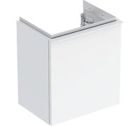Geberit iCon mueble bajo lavabo, 1 puerta izquierda, 37x41,5x27,9 cm, 502301, Color: Frontal/carcasa: blanco/lacado alto brillo, asa: blanco/polvo mate - 502.301.01.1