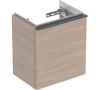 Geberit iCon mueble bajo lavabo, 1 puerta izquierda, 37x41,5x27,9 cm, 502301, Color: Frente/carcasa: estructura de madera de roble/melamina, mango: lava/revestido de polvo mate - 502.301.JH.1