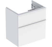 Geberit iCon mueble bajo lavabo, proyecciÃ³n corta, 59,2x61,5x41,6 cm, 502307, Color: Frente/carcasa: blanco/lacado mate, asa: blanco/recubrimiento en polvo mate - 502.307.01.3