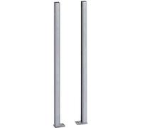 Geberit Juego de extensión de pie Duofix galvanizado, para suelo de 20 - 40 cm