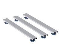 Juego de pies y travesaÃ±os Geberit para plato de ducha de resina de piedra, pies regulables en altura de 6 a 12 cm - 554.964.00.1